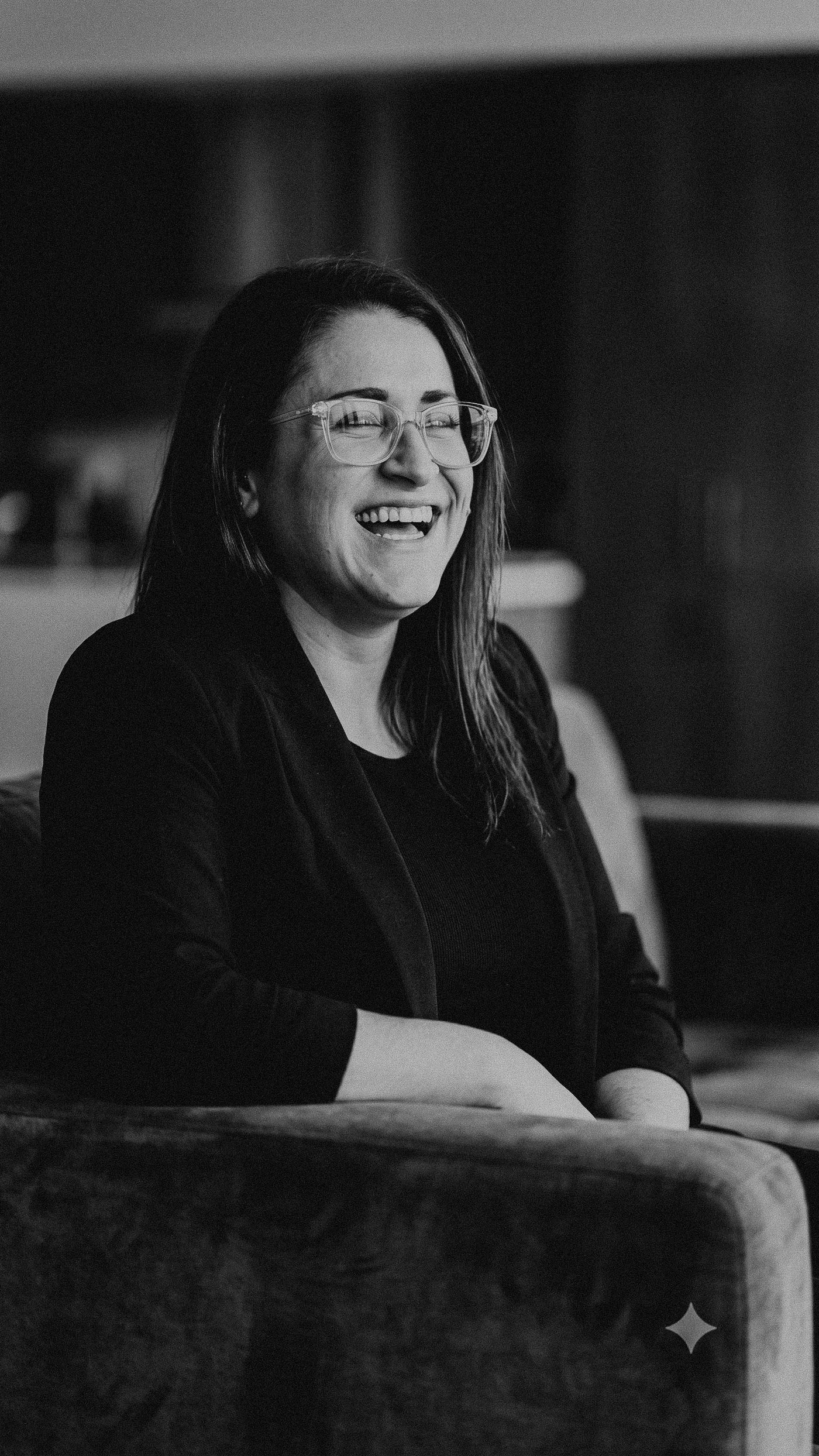 Karine Perreault à son bureau